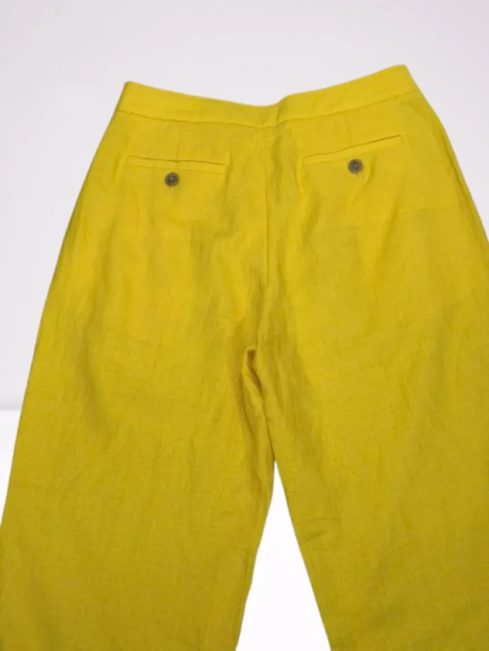 Banana Republic Linen Pleated High Rise Pants Trousers Size 8 Worn Onse